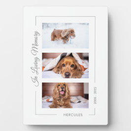 Personalisiertes Memorial Fotoplatte