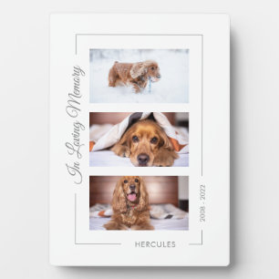 Personalisiertes Memorial Fotoplatte