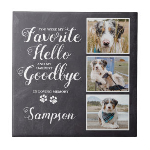 Personalisiertes Memorial Keepake Foto Collage Fliese