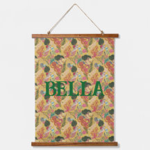 Personalisiertes Mermaid-Kinderzimmer an der Wand 