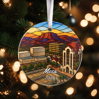 Personalisiertes Mesa-Acryl-Ornament, individuelle Ornament