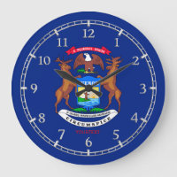 Personalisiertes Michigan-State-Flag-Design