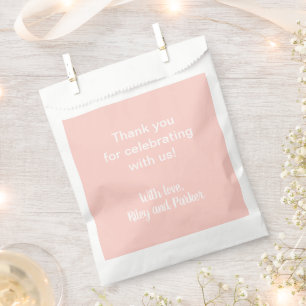 Personalisiertes Millenniums-Rosa Geschenktütchen
