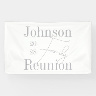 Personalisiertes Minimal Modernes Wiedersehen-Part Banner