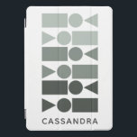 Personalisiertes Minimalistisches Monochrome Grau iPad Pro Cover<br><div class="desc">Mit diesem eleganten, minimalistischen Cover in modernem geometrischem Design in einfarbigen Farbtönen schützen Sie Ihr iPad stilvoll. Dieses individuell gestaltbare Cover ist perfekt für Liebhaber sauberer, zeitgenössischer Ästhetik geeignet und bietet eine Vielzahl von Formen in einem Farbverlauf von hellgrau bis dunkelgrau. Fügen Sie Ihren Namen für eine persönliche Touch hinzu,...</div>