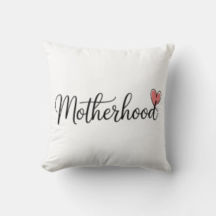Personalisiertes minimalistisches Mutter-Herz-T-Sh Kissen