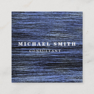 Personalisiertes Minimalistisches QR-Logo Quadratische Visitenkarte