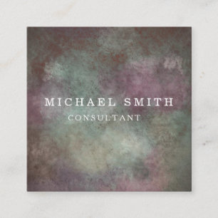 Personalisiertes Minimalistisches QR-Logo Quadratische Visitenkarte