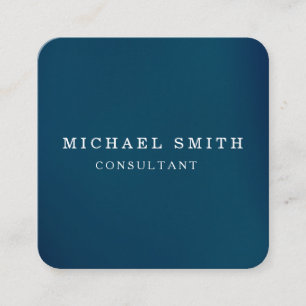 Personalisiertes Minimalistisches QR-Logo Quadratische Visitenkarte