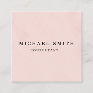 Personalisiertes Minimalistisches QR-Logo Quadratische Visitenkarte