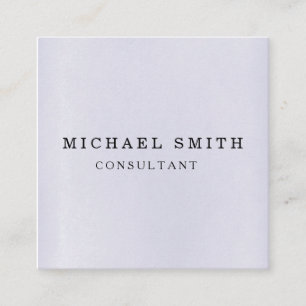 Personalisiertes Minimalistisches QR-Logo Quadratische Visitenkarte