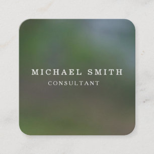 Personalisiertes Minimalistisches QR-Logo Quadratische Visitenkarte