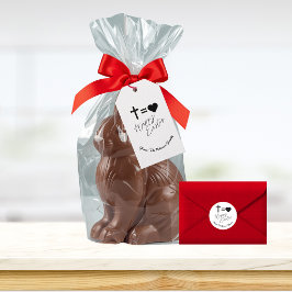 Personalisiertes minimalistisches Schwarz-Weiß Fro Geschenkanhänger
