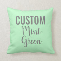 Personalisiertes MINT-GREEN-Kissen