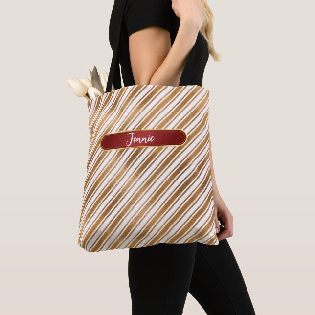 Personalisiertes Mit Monogramm Goldfolien-Overlay- (Von Nahem)