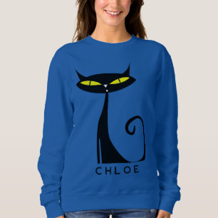 Personalisiertes Mittelalter Moderne Atomenkatze Sweatshirt