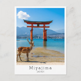 Personalisiertes Miyajima, Japan Postkarte