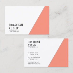 Personalisiertes modernes Berufliches Template Visitenkarte