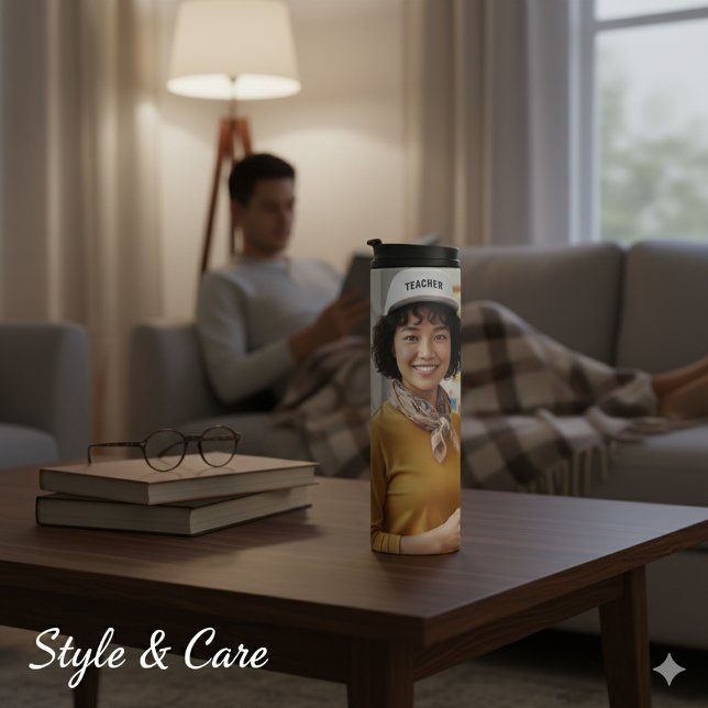 Personalisiertes modernes Bild isoliert Thermosbecher (Personalized Modern Image Insulated Thermal Tumbler)