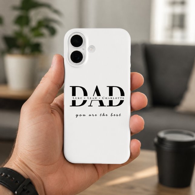 Personalisiertes modernes DAD-Handyhülle Case-Mate iPhone Hülle (Von Creator hochgeladen)