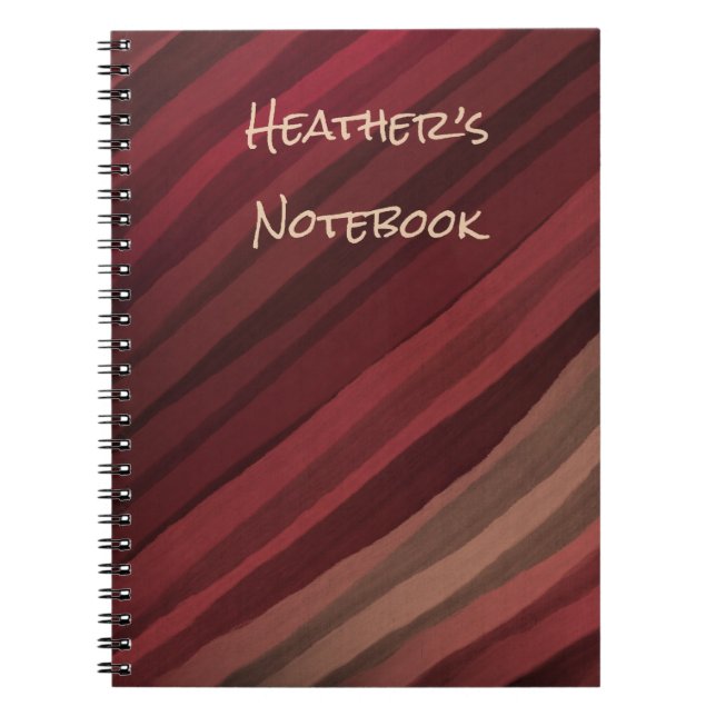Personalisiertes, modernes Design-SpiralNotebook Notizblock (Vorderseite)