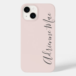 Personalisiertes, modernes Drehbuch Rosa Case-Mate iPhone 14 Hülle