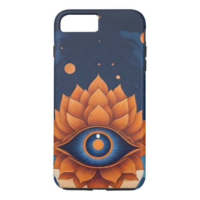 Personalisiertes modernes drittes Auge Case-Mate iPhone Hülle (Rückseite)