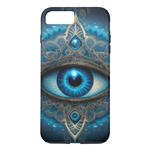 Personalisiertes modernes drittes Auge Case-Mate iPhone Hülle (Rückseite)