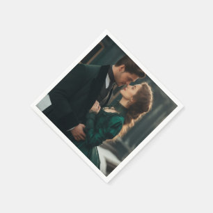 Personalisiertes, modernes Foto-Standard-Cocktailp Serviette