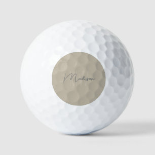 Personalisiertes modernes Monogramm Golfball