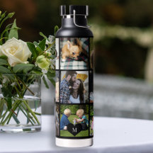 Personalisiertes modernes schwarzes Foto-Collagen-