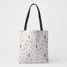 Personalisiertes 'Mom Life Wine Vibe'