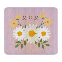 Personalisiertes Moms-Glas-Schneidbrett zum Mutter