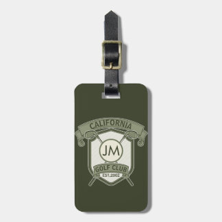 Personalisiertes Monografie-Design des Golfclubs Gepäckanhänger