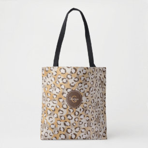Personalisiertes Monogram Cheetah Print Animal Mus