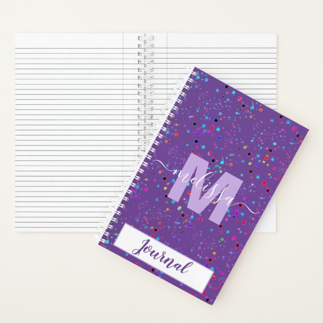 Personalisiertes Monogram-Journal Notizbuch (Innen)