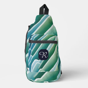 Personalisiertes Monogram Sling Bag - Modernes Abs