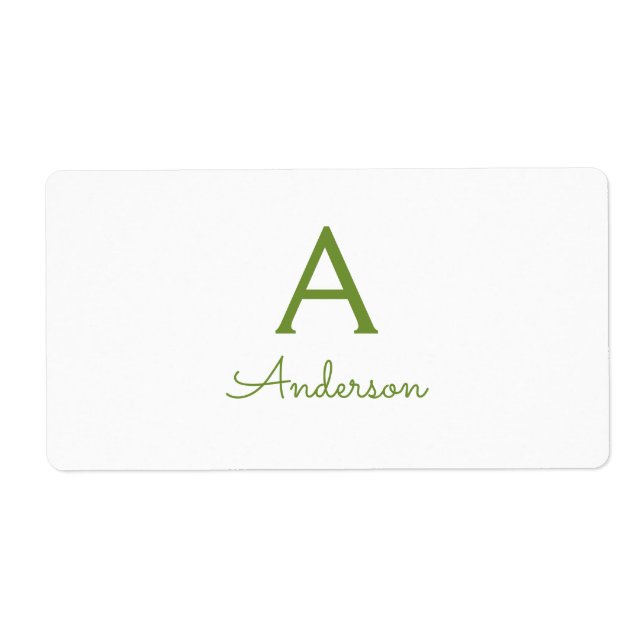 Personalisiertes Monogramm  (Vorne)