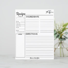 Personalisiertes Monogramm aus der Küche von.. Rez