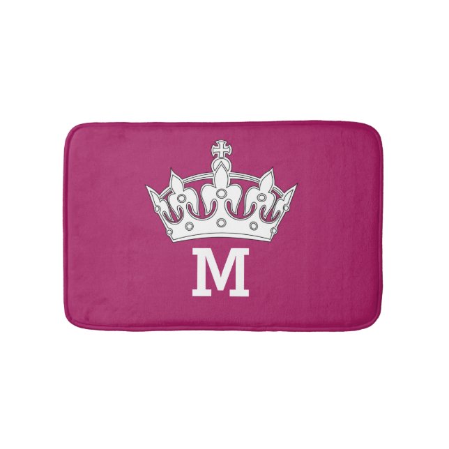 Personalisiertes Monogramm Badematte (Vorderseite)