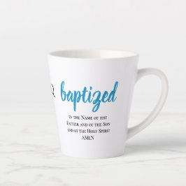 Personalisiertes Monogramm BAPTIZIERT Milchtasse