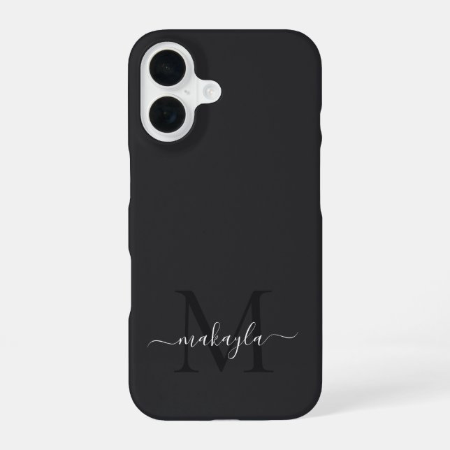 Personalisiertes Monogramm Case-Mate iPhone-Hülle iPhone 16 Hülle (Rückseite)