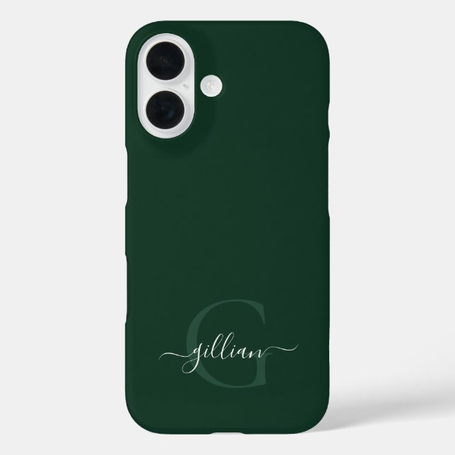 Personalisiertes Monogramm Case-Mate iPhone-Hülle iPhone Hülle (Rückseite)