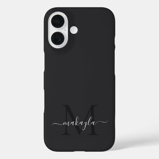 Personalisiertes Monogramm Case-Mate iPhone-Hülle iPhone Hülle (Rückseite)