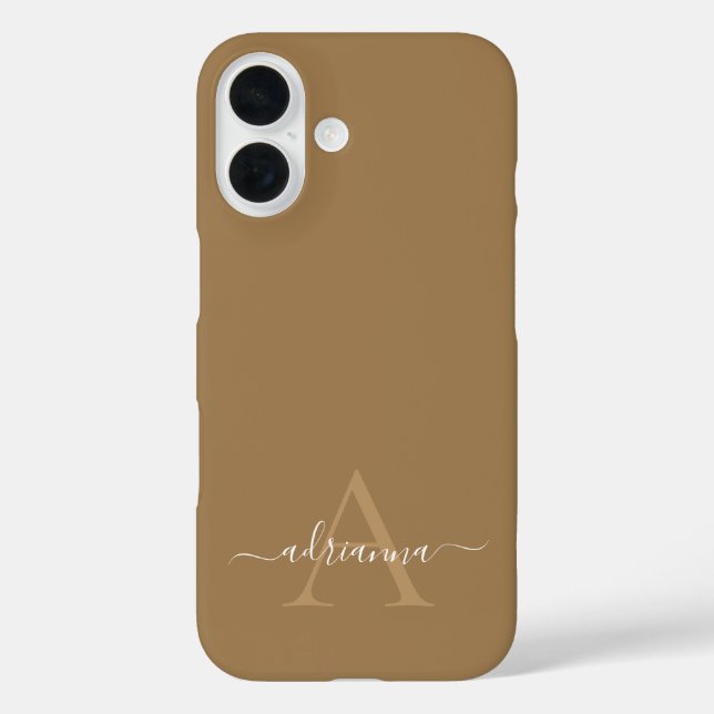 Personalisiertes Monogramm Case-Mate iPhone-Hülle iPhone Hülle (Rückseite)