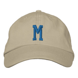Personalisiertes Monogramm Fett Initiale Bestickte Baseballkappe