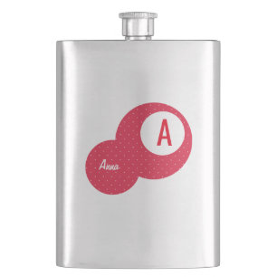 Personalisiertes Monogramm Flachmann