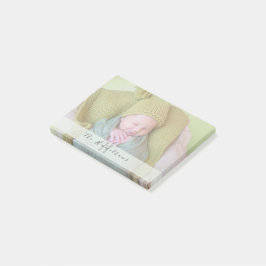 Personalisiertes Monogramm-Foto Anmerkungen abschi Post-it Klebezettel