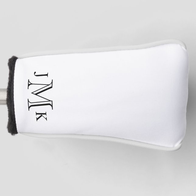 Personalisiertes Monogramm Golf Headcover (Vorderseite)