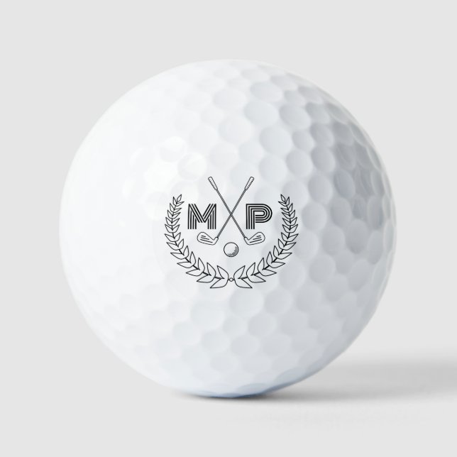 Personalisiertes Monogramm Golfball (Vorderseite)